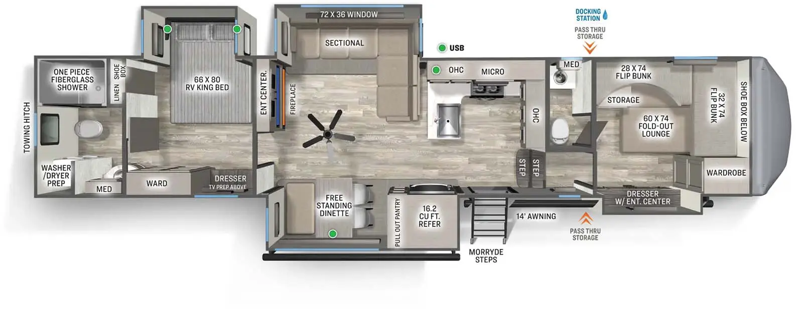 3710HBFB Floorplan Image
